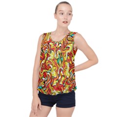 Ml 107 Bubble Hem Chiffon Tank Top by ArtworkByPatrick