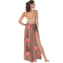 Zen Lotus Wood Wall Maxi Chiffon Tie-Up Sarong View2