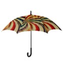 Abstract Rainbow Swirl Hook Handle Umbrellas (Large) View3