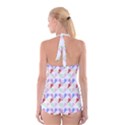 Colorful Cherubs White Boyleg Halter Swimsuit  View2