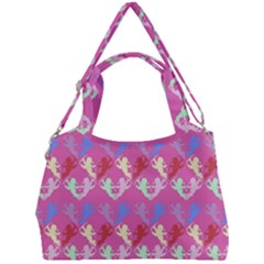 Colorful Cherubs Pink Double Compartment Shoulder Bag by snowwhitegirl