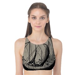 Vintage Ship Tank Bikini Top by snowwhitegirl
