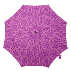 Victorian Paisley Pink Hook Handle Umbrellas (large) by snowwhitegirl