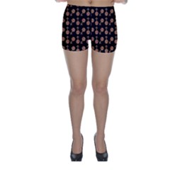 Victorian Crosses Black Skinny Shorts by snowwhitegirl