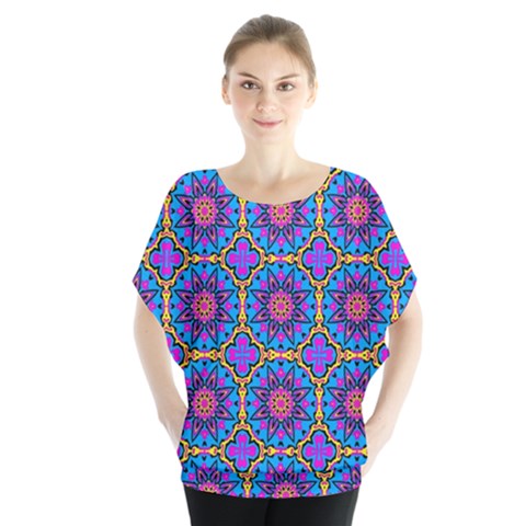 Ml 113 Batwing Chiffon Blouse by ArtworkByPatrick