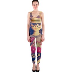 Eating Sushi One Piece Catsuit by snowwhitegirl