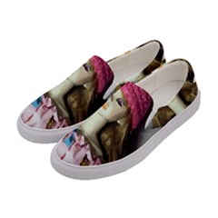 Cute In Pink Women s Canvas Slip Ons by snowwhitegirl