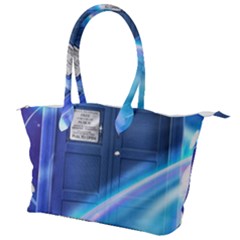 Tardis Space Canvas Shoulder Bag by Sudhe