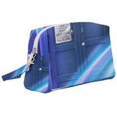 Tardis Space Wristlet Pouch Bag (large) by Sudhe