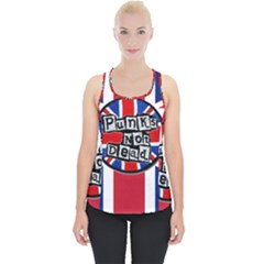 Punk Not Dead Music Rock Uk United Kingdom Flag Piece Up Tank Top by Sudhe