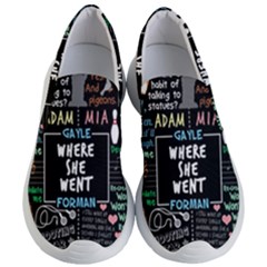 Book Quote Collage Women s Lightweight Slip Ons by Sudhe