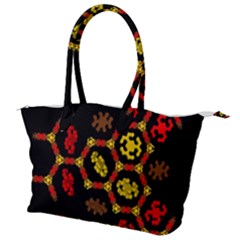 Algorithmic Drawings Canvas Shoulder Bag by Sudhe