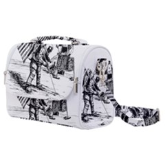Apollo Moon Landing Nasa Usa Satchel Shoulder Bag by Sudhe