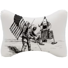 Apollo Moon Landing Nasa Usa Seat Head Rest Cushion by Sudhe