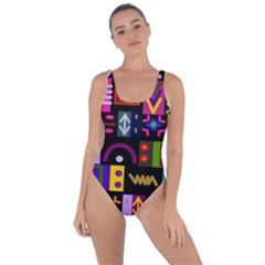 Abstract A Colorful Modern Illustration Bring Sexy Back Swimsuit by Sudhe