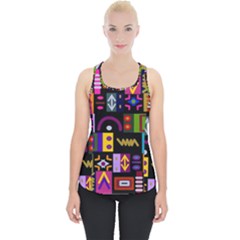 Abstract A Colorful Modern Illustration Piece Up Tank Top by Sudhe