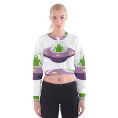 Ufo Cropped Sweatshirt by Sudhe
