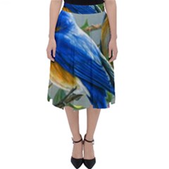 Loving Birds Classic Midi Skirt by Sudhe