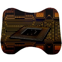 Processor Cpu Board Circuits Head Support Cushion by Sudhe