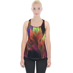 Abstract Digital Art Fractal Piece Up Tank Top by Sudhe