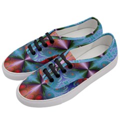 Fractal Background Design Women s Classic Low Top Sneakers by Sudhe