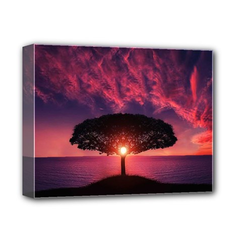 Flight Landscape Nature Sky Deluxe Canvas 14  X 11  (stretched) by Sudhe