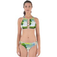 Landscape Nature Natural Sky Perfectly Cut Out Bikini Set by Sudhe