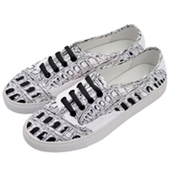 Line Art Architecture Women s Classic Low Top Sneakers by Sudhe