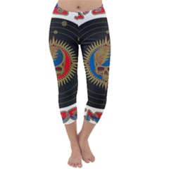 The Grateful Dead Capri Winter Leggings  by Sudhe