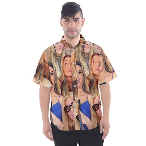 Lele Pons - Funny Faces Men s Short Sleeve Shirt by Valentinaart