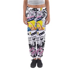 Feminism Collage  Women s Jogger Sweatpants by Valentinaart