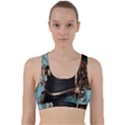 Spirit Of Steampunk, Awesome Train In The Sky Back Weave Sports Bra View1