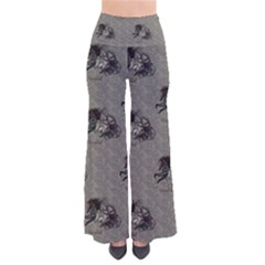 Awesome Steampunk Horse With Wings, Wonderful Pattern So Vintage Palazzo Pants by FantasyWorld7