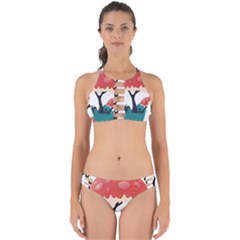 Tree Art Trunk Artwork Cartoon Perfectly Cut Out Bikini Set by Sudhe