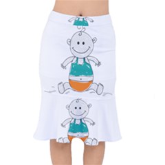 Baby Cute Child Birth Happy Mermaid Skirt by Sudhe