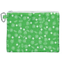 St Patricks Day Pattern Canvas Cosmetic Bag (xxl) by Valentinaart