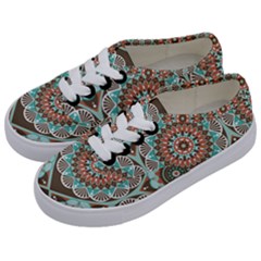 Seamless Pattern Colorful Wallpaper Kids  Classic Low Top Sneakers by Pakrebo