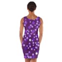 Textile Cross Pattern Square Wrap Front Bodycon Dress View2