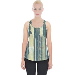 Illustrations Texture Abstract Buildings Piece Up Tank Top by Pakrebo