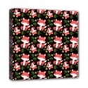 Fox And Trees Pattern Mini Canvas 8  x 8  (Stretched) View1