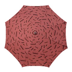 Funny Bacon Slices Pattern Infidel Vintage Red Meat Background  Golf Umbrellas by genx