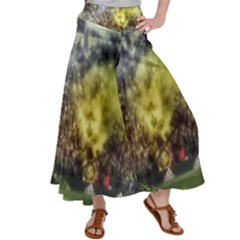 Columbus Crew Crowd, Mapfe Stadium Satin Palazzo Pants by Riverwoman