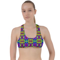 Ml 150 1 Criss Cross Racerback Sports Bra by ArtworkByPatrick