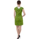 Oak Tree Nature Ongoing Pattern Drawstring Hooded Dress View2