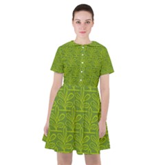 Oak Tree Nature Ongoing Pattern Sailor Dress by Mariart