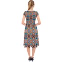 Ml 152 Cap Sleeve Front Wrap Midi Dress View2