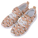 Vintage Lamb Pattern Peach Women s Velcro Strap Shoes View2