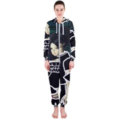 Dolls In Living Room Hooded Jumpsuit (ladies)  by snowwhitegirl