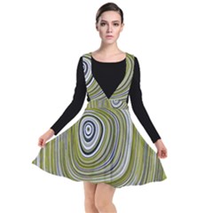 Electric Field Art Iv Plunge Pinafore Dress by okhismakingart