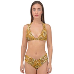 Electric Field Art Xiv Double Strap Halter Bikini Set by okhismakingart